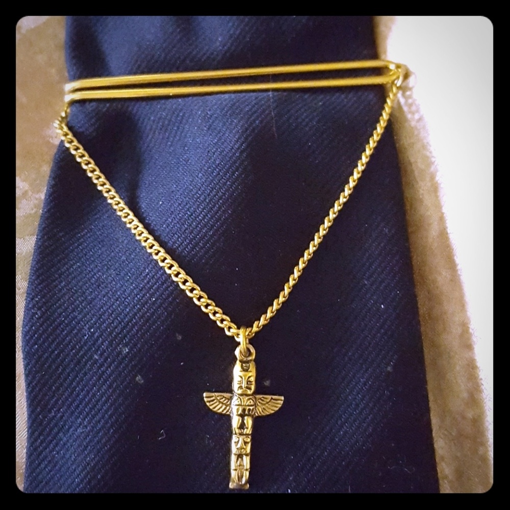 Vintage Necktie Clasp Totem